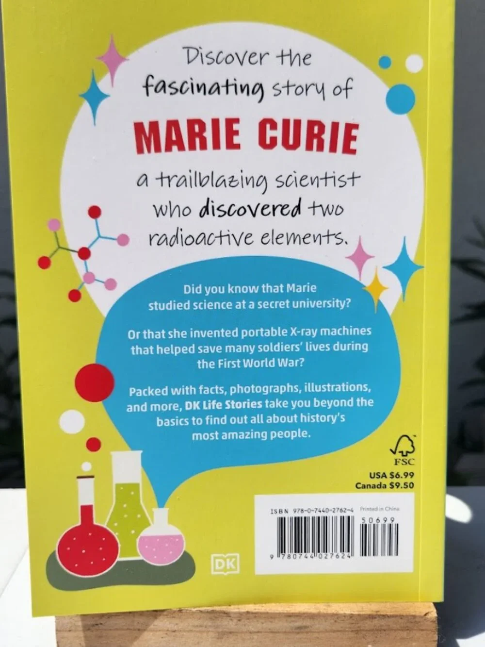 NEW DK Life Stories Marie Curie Biography Book Women in Science by Nell Walker